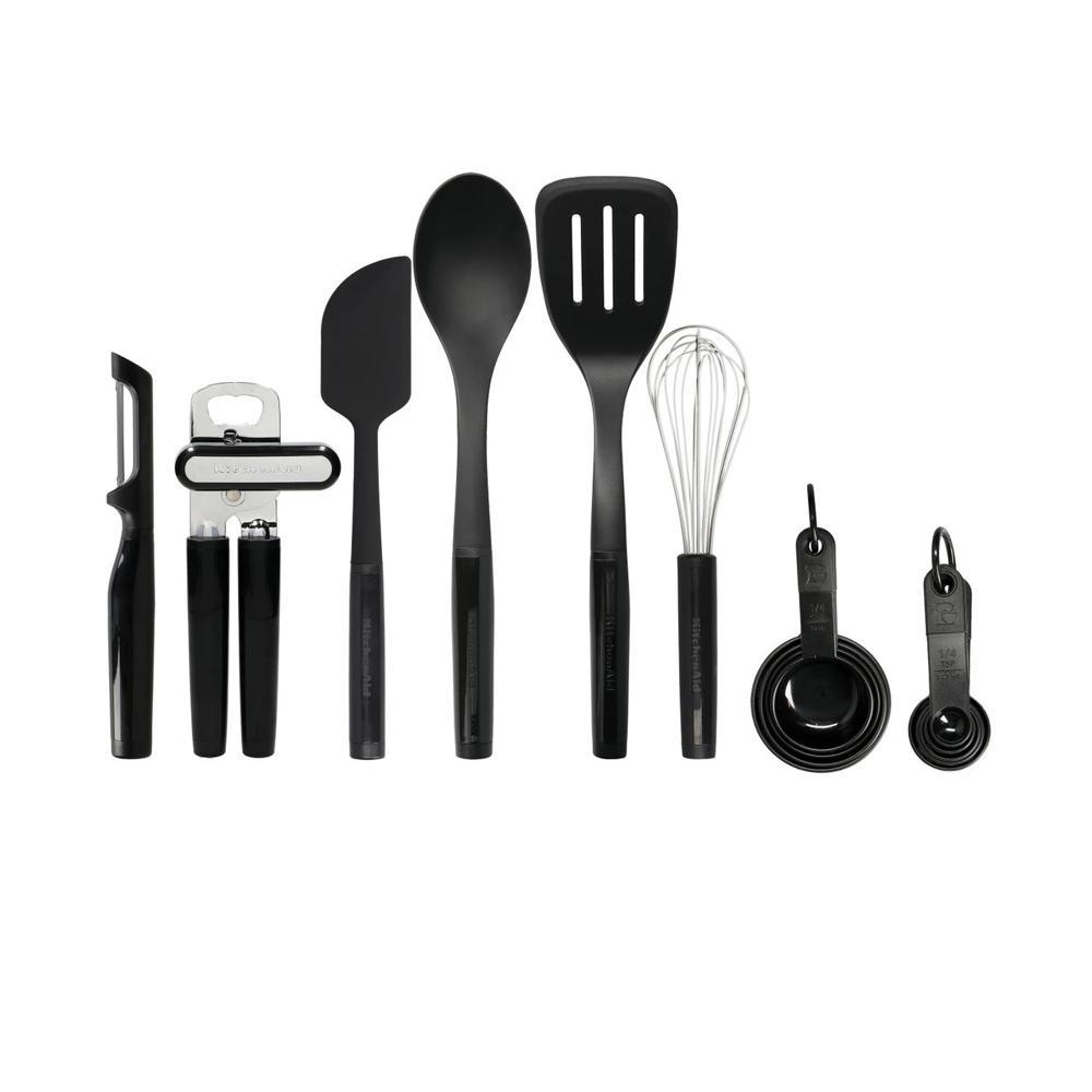 KitchenAid 15pc Utensil Set Black